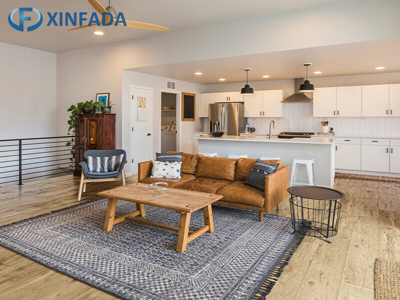 Brown Embossed SPC Flooring