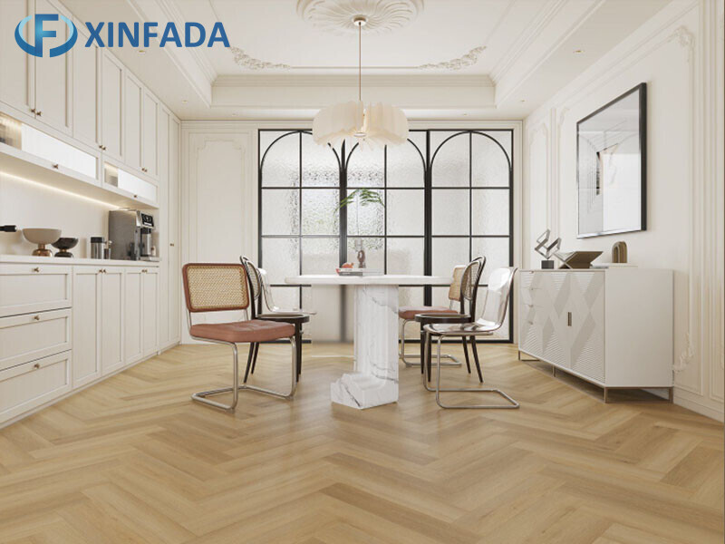 SPC Herringbone Anti-Slip Flooring