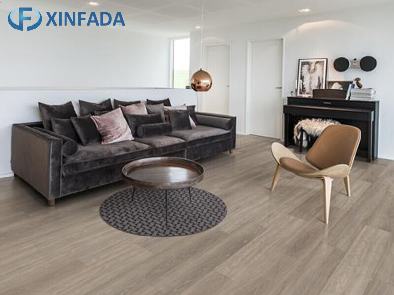 Noise-Reducing Wood-Grain LVT Dry-Back Flooring