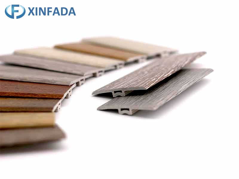 Flooring Accessories Molding Skirting Profile Spc Vinyl Waterproof Laminate Flooring Baseboard T-molding and Reducer PVC 2400mm