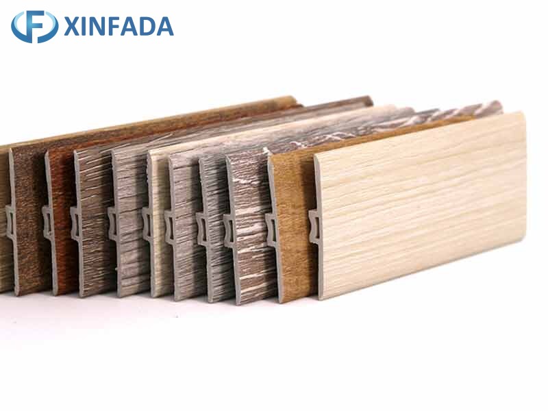 Flooring Accessories Molding Skirting Profile Spc Vinyl Waterproof Laminate Flooring Baseboard T-molding and Reducer PVC 2400mm