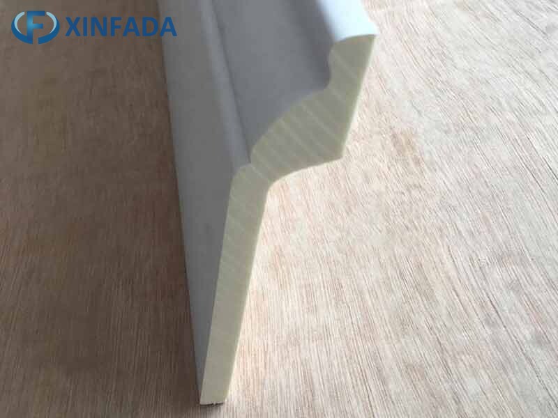 Flooring accessories PS moldings Baseboard Skirting Board for flooring ps wall base plastic skirting