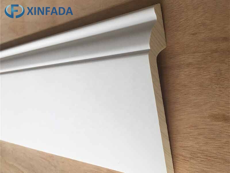 Flooring accessories PS moldings Baseboard Skirting Board for flooring ps wall base plastic skirting