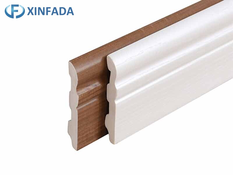 Modern White PS Skirting Baseboard Polystyrene Flooring Molding