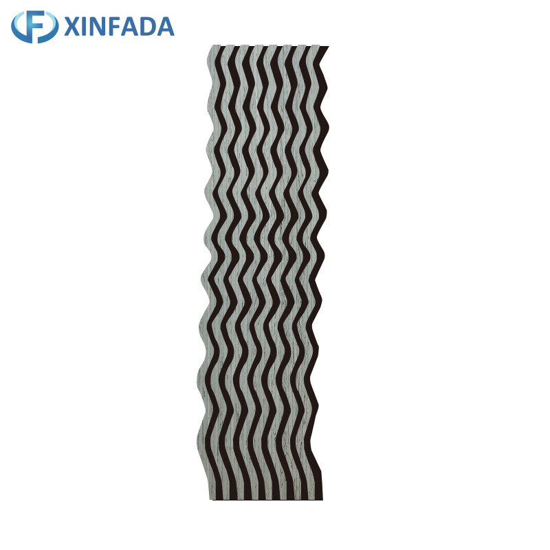 3D Mdf wood Pet Strip Sound-Absorbing fluted panel Acoustic Board Solid oak Wooden soundproof Slat Panel For Wall Panels ceiling