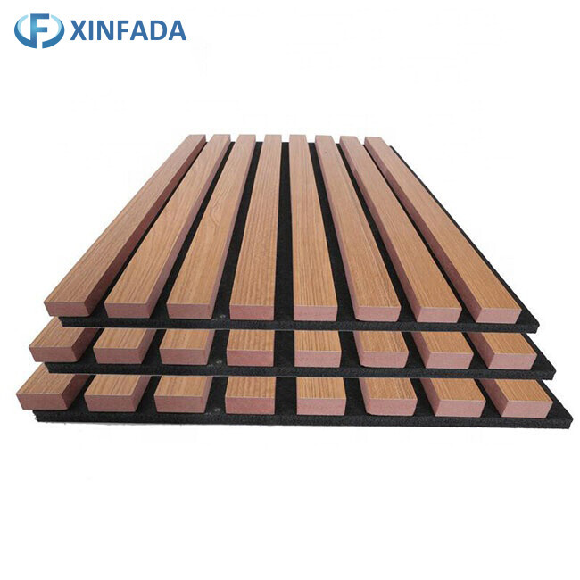 High Density Wooden Polyester Fiber MDF Lightweight Soundproof Acoustic Wall