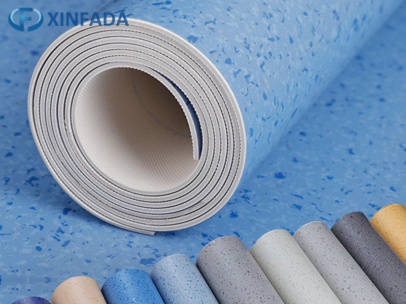 Hospital Plastic Floor Vinyl Homogeneous PVC Flooring Roll