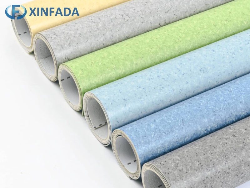 Offices, Schools, Hospital Commercial Places PVC Vinyl Flooring Rolls