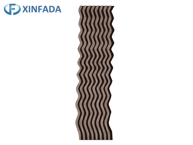 3D Mdf wood Pet Strip Sound-Absorbing fluted panel Acoustic Board Solid oak Wooden soundproof Slat Panel For Wall Panels ceiling