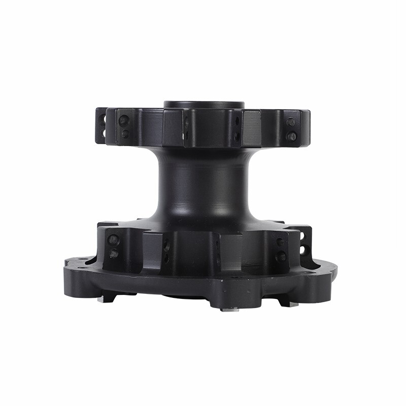 Customized black die casting motorcycle parts aluminum alloy motorcycle wheel hub