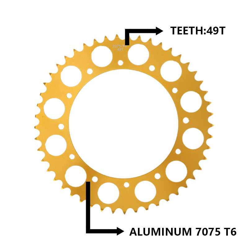 44T/46T/50T/52T Motorcycle wheels sprockets aluminum alloy chain sprocket