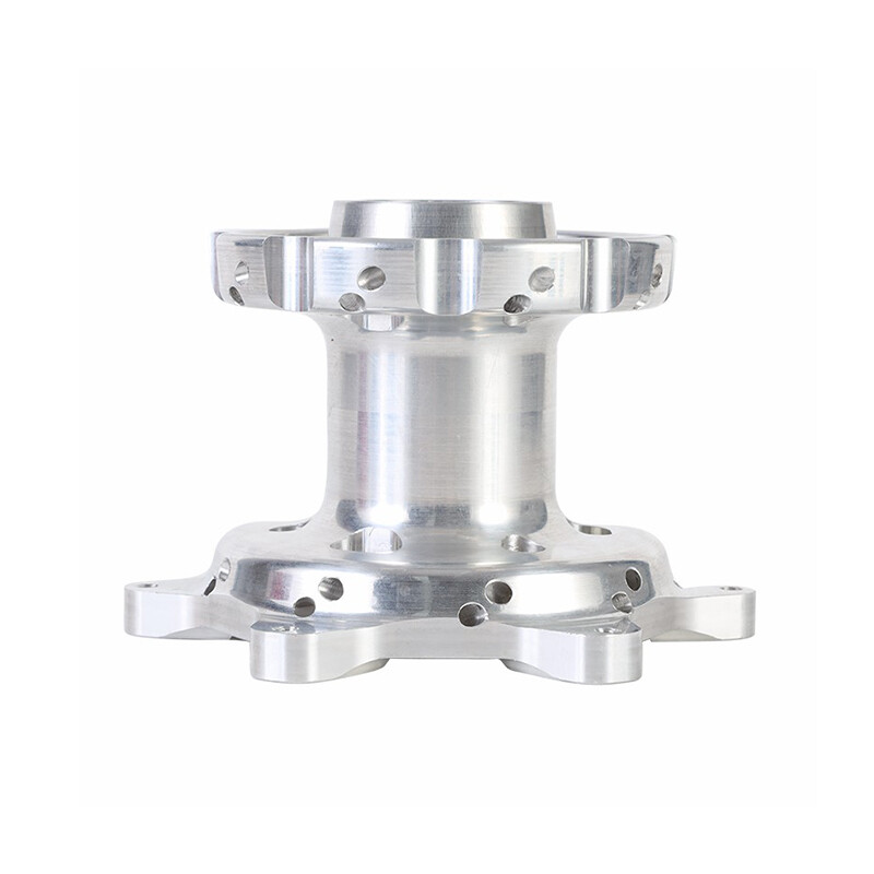 CNC machined hub aluminum alloy black motorcycle wheel hub