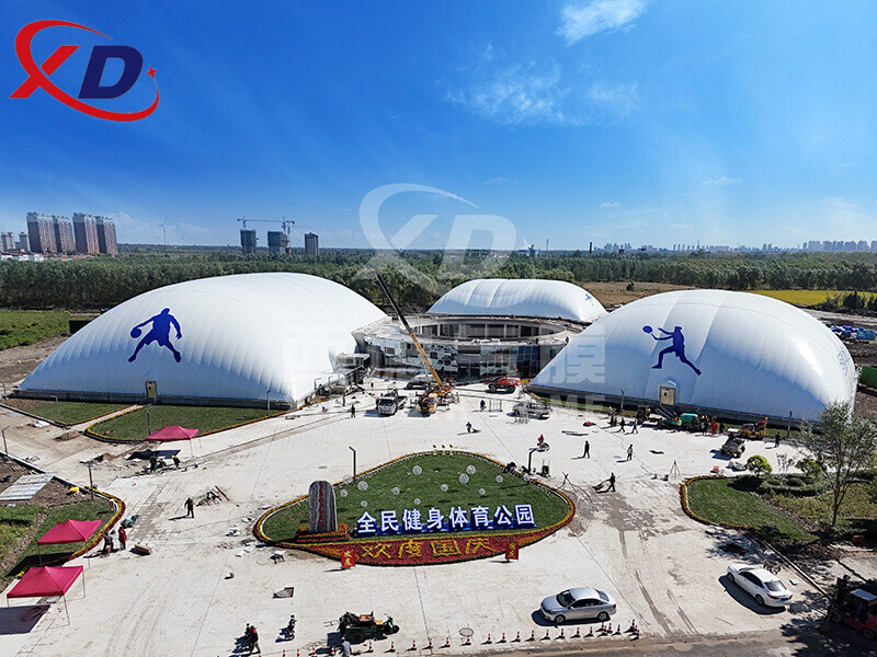 Large Rainproof Inflatable Table Tennis Court Air Support Dome Tent Sports