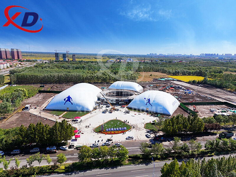 Large Rainproof Inflatable Table Tennis Court Air Support Dome Tent Sports