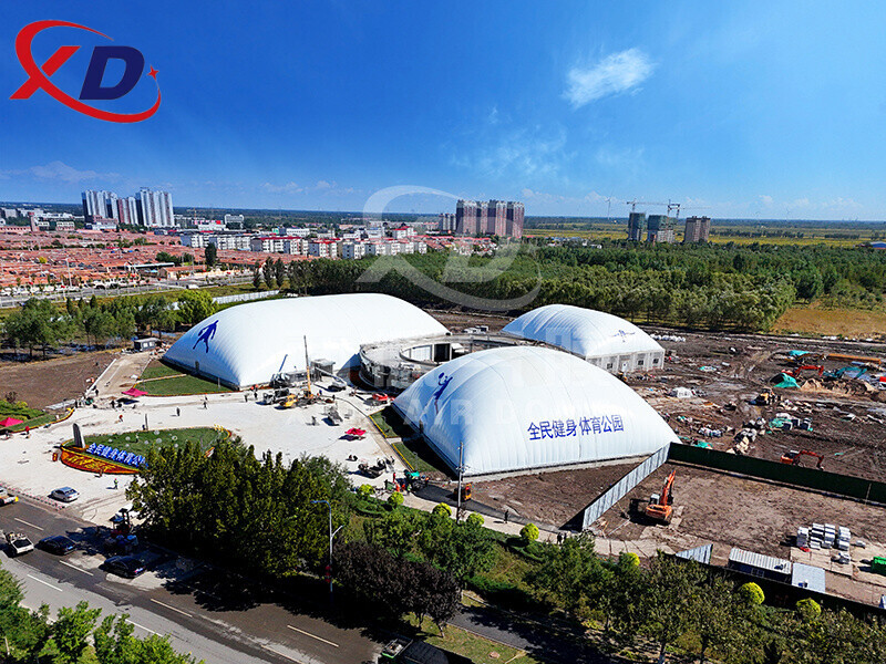 Large Rainproof Inflatable Table Tennis Court Air Support Dome Tent Sports