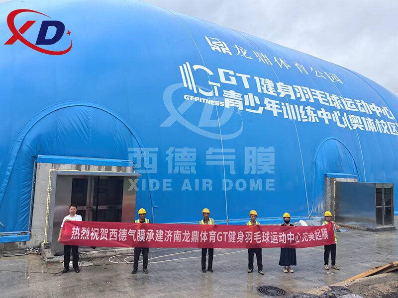 High quality sports soccer court tent Inflatable sports arena football pitch air dome supported structure