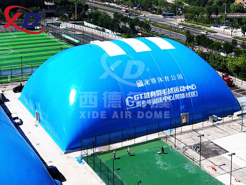 High quality sports soccer court tent Inflatable sports arena football pitch air dome supported structure