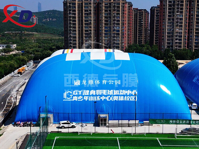 High quality sports soccer court tent Inflatable sports arena football pitch air dome supported structure