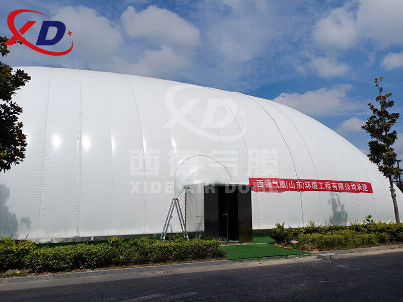 inflatable air supported structure exhibition show center sports hall round event dome air building mobile pavilion hangar