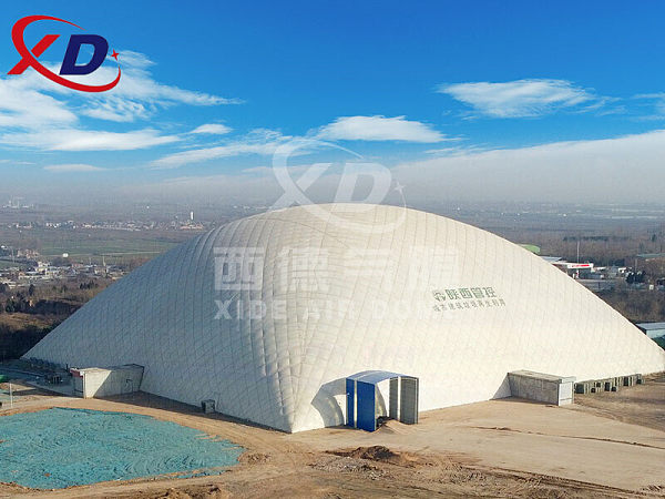 Shaanxi controls the construction waste treatment greenhouse in Xianyang