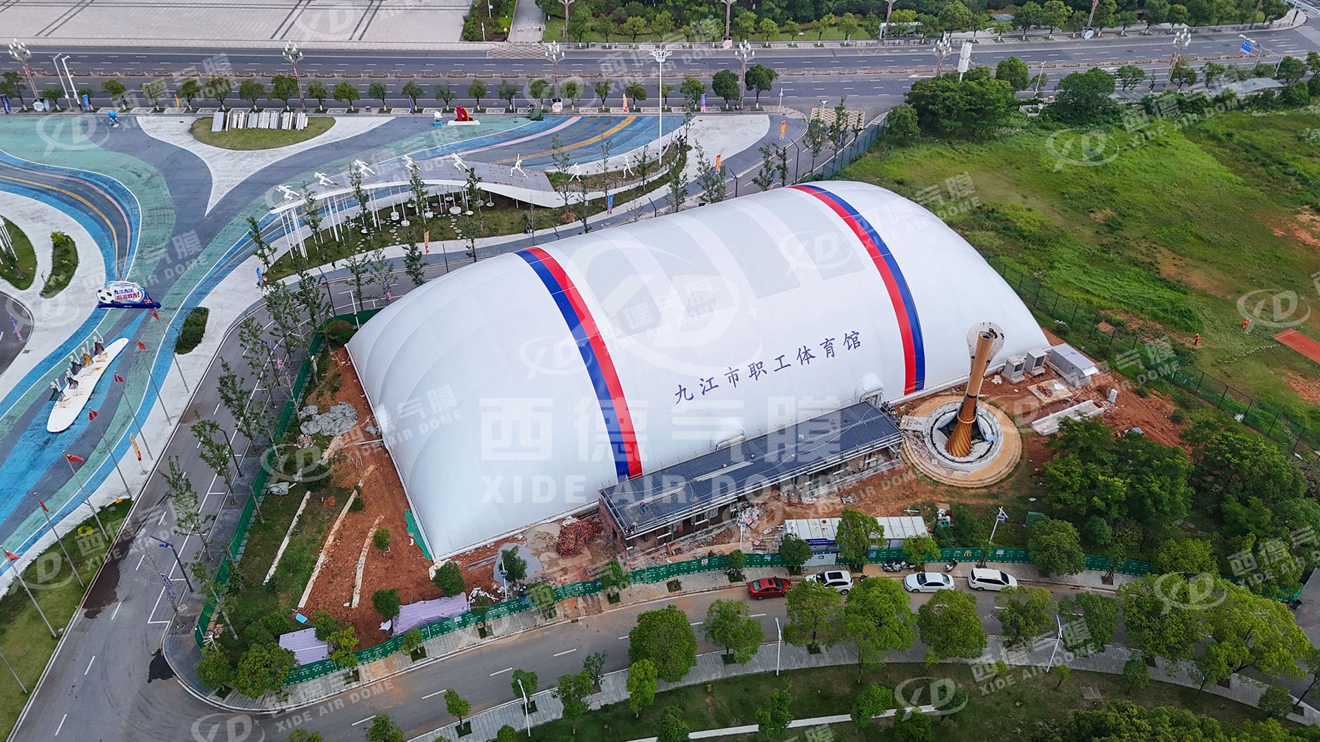 Jiangxi Jiujiang Workers Air Dome Sports Hall