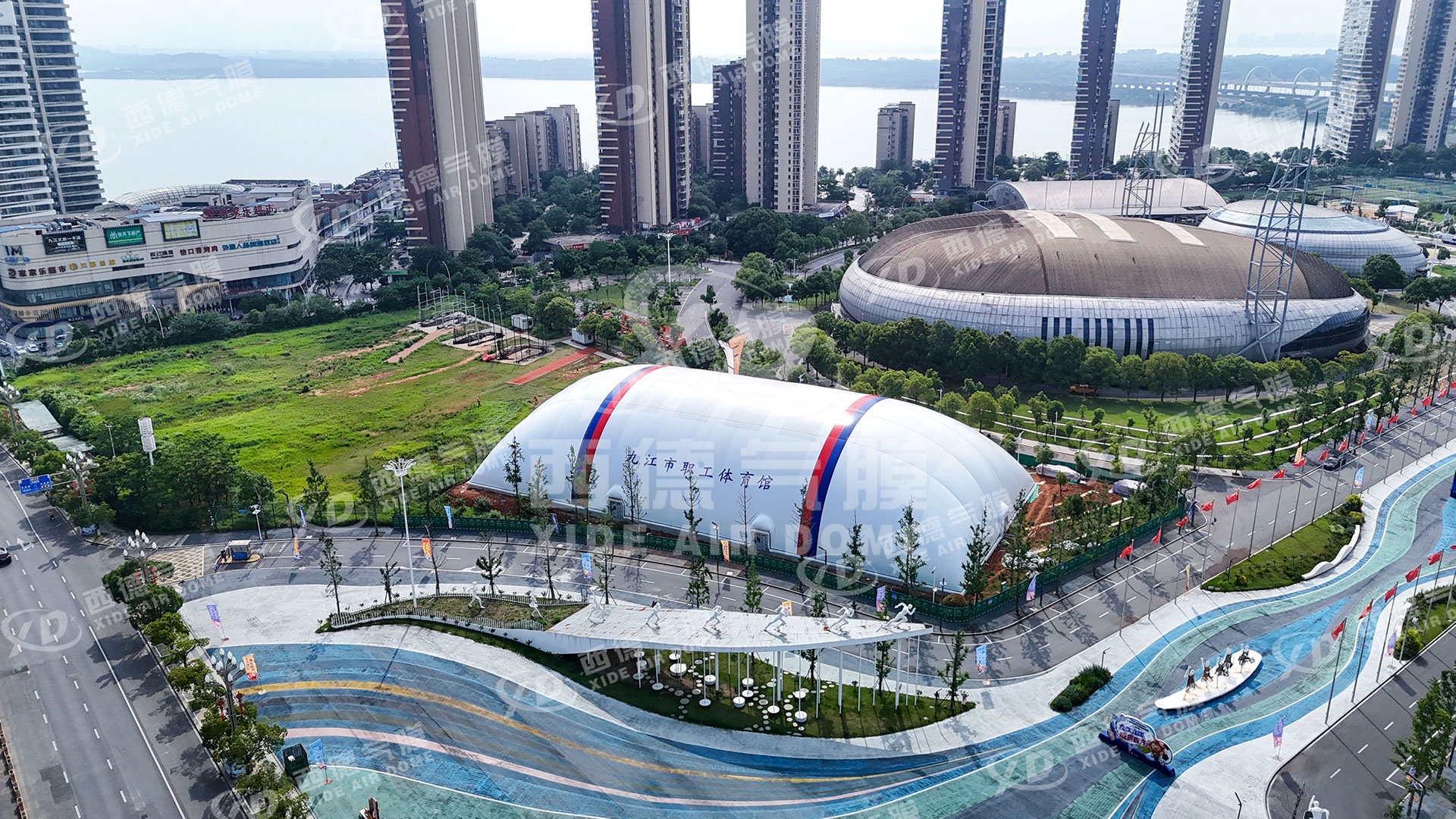 Jiangxi Jiujiang Workers Air Dome Sports Hall