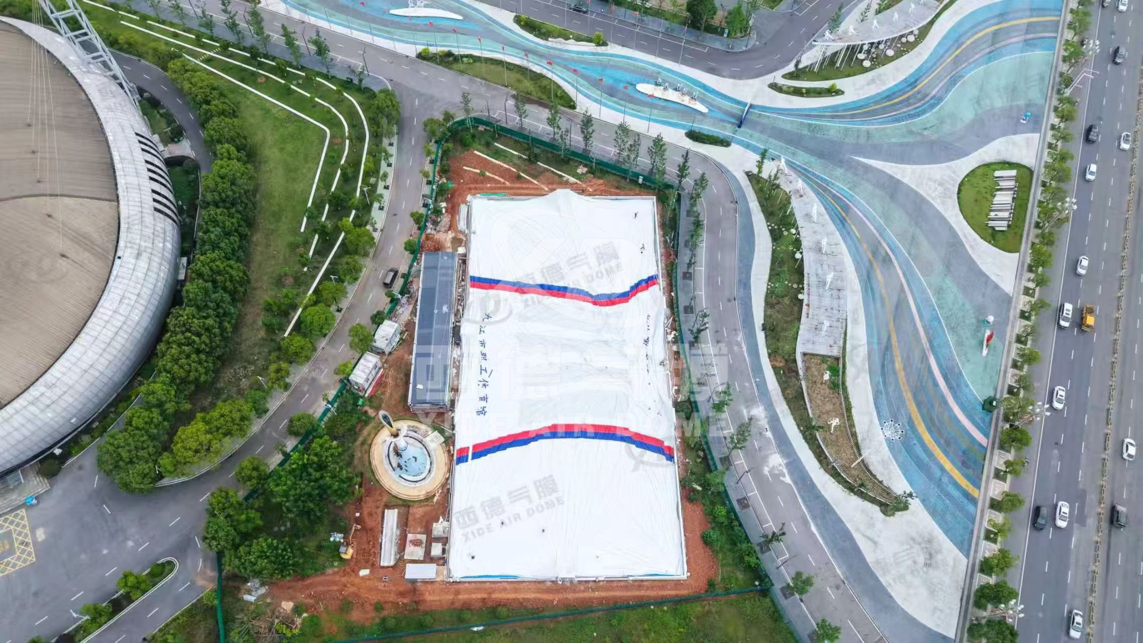 Jiangxi Jiujiang Workers Air Dome Sports Hall