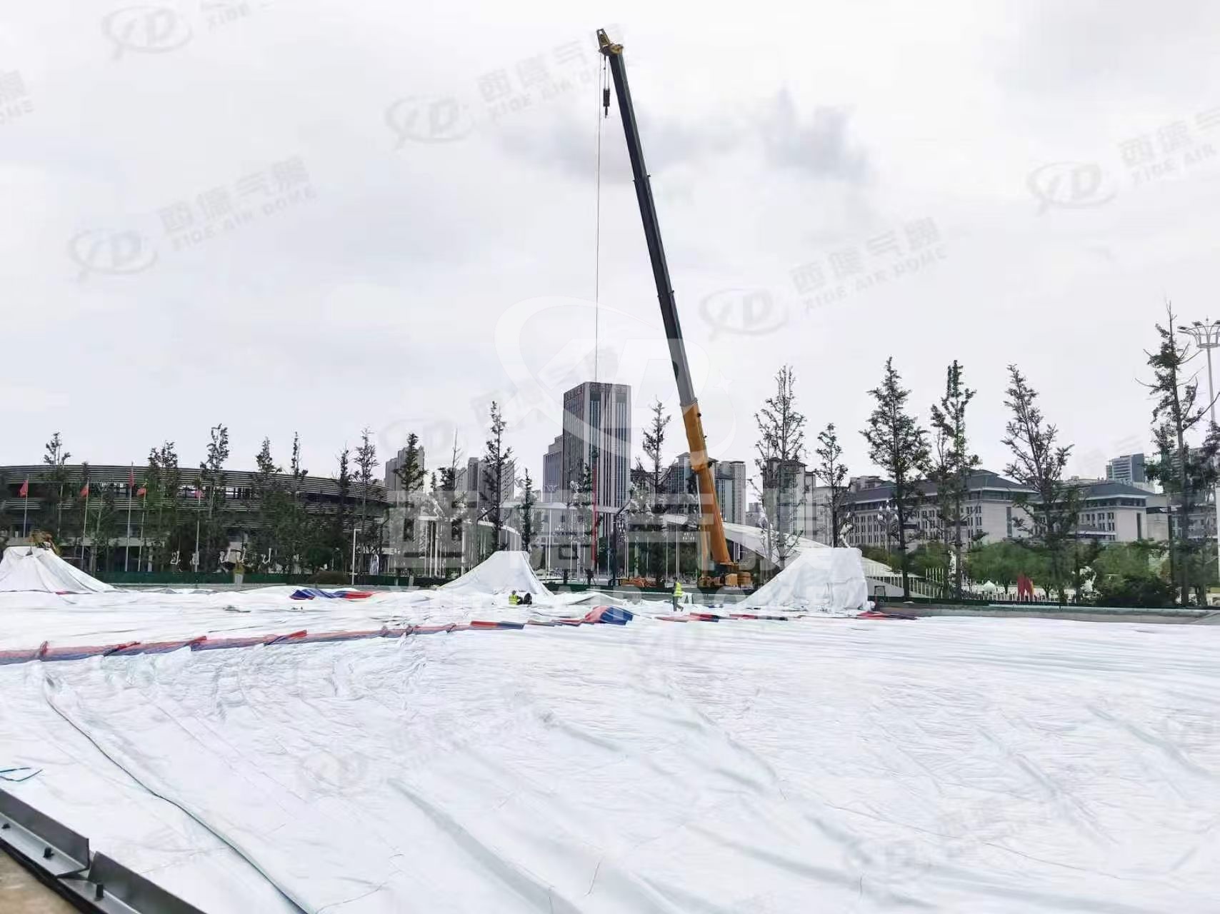 Jiangxi Jiujiang Workers Air Dome Sports Hall