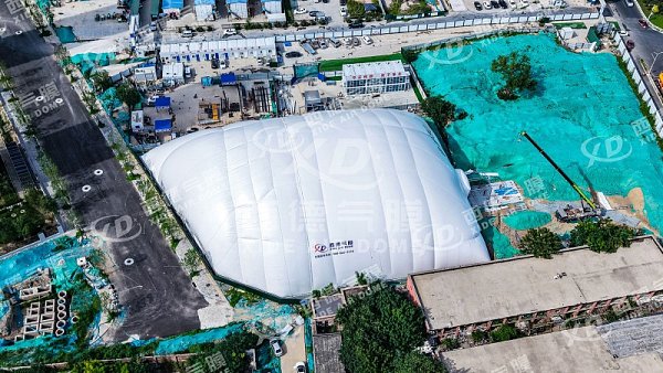 Rapid Deployment Air Dome for Substation Foundation Pit Construction in Baoding