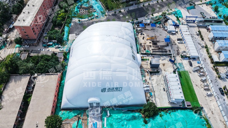 Rapid Deployment Air Dome for Substation Foundation Pit Construction in Baoding