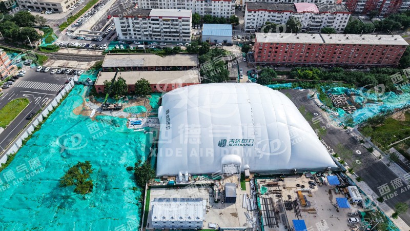 Rapid Deployment Air Dome for Substation Foundation Pit Construction in Baoding