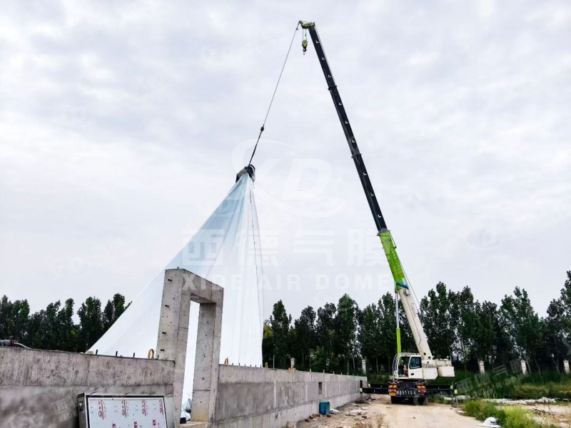 Shaanxi Xi’an Air Dome Storage Facility: A Green Storage Solution for the Agricultural Chemical Industry