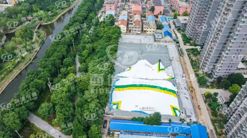 Heze's First Standardized Air-Supported Sports Dome | 4,500 m² Multi-Purpose Sports Facility