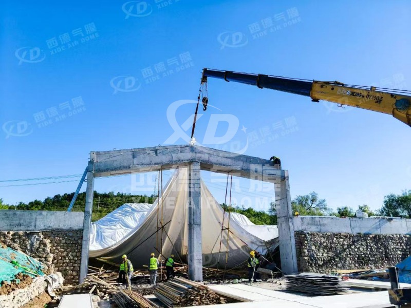 Air Dome Solution for Gold Mine Tailings Remediation in Beijing
