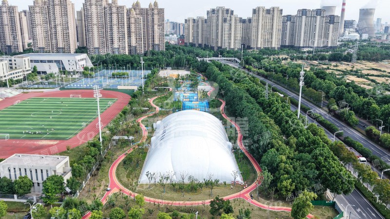 Hefei’s 2,745㎡ Tennis Air Dome: Building a New Landmark for Year-Round Sports