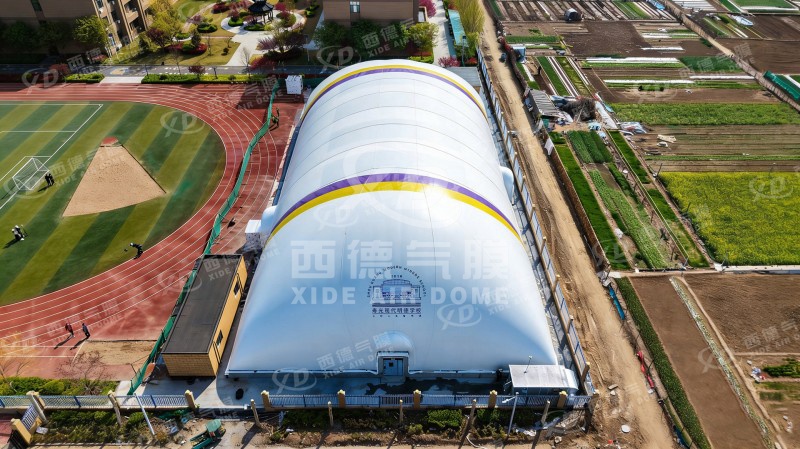 1,706㎡ Pickleball Air Dome Facility Enhances Campus Sports at Shouguang Modern Mingde School