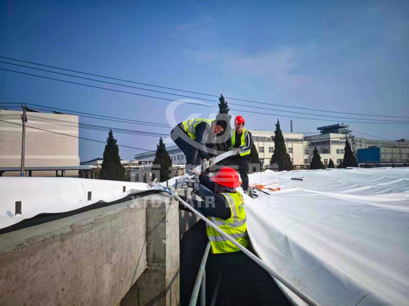 Industrial Wastewater Treatment Odor Control with Air Dome Structure