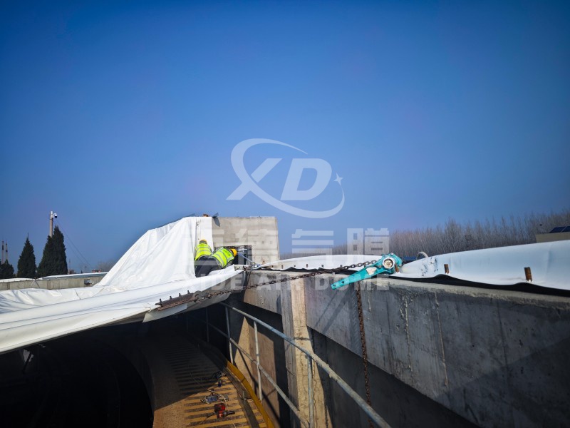 Industrial Wastewater Treatment Odor Control with Air Dome Structure