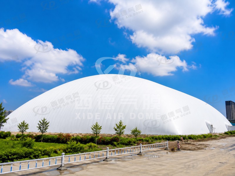 Contaminated Soil Treatment Air Dome Facility in Dezhou, China | Efficient Environmental Enclosure Solution