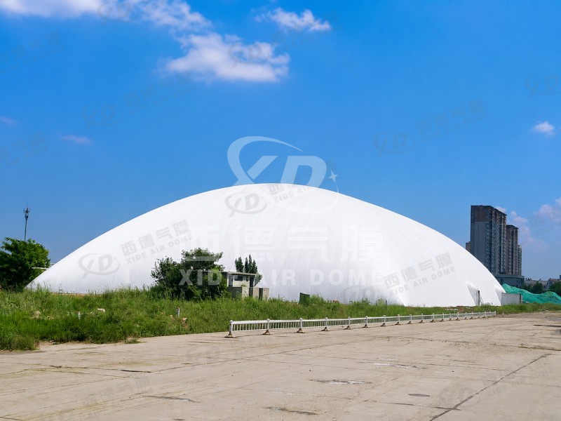 Contaminated Soil Treatment Air Dome Facility in Dezhou, China | Efficient Environmental Enclosure Solution