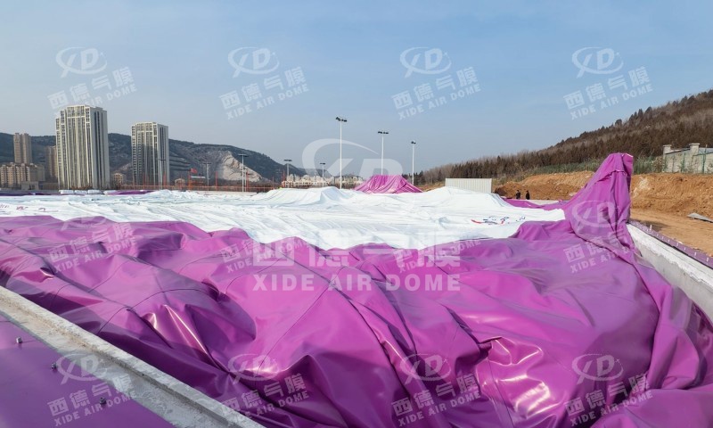 Modern Air Dome Badminton Hall in Jinan