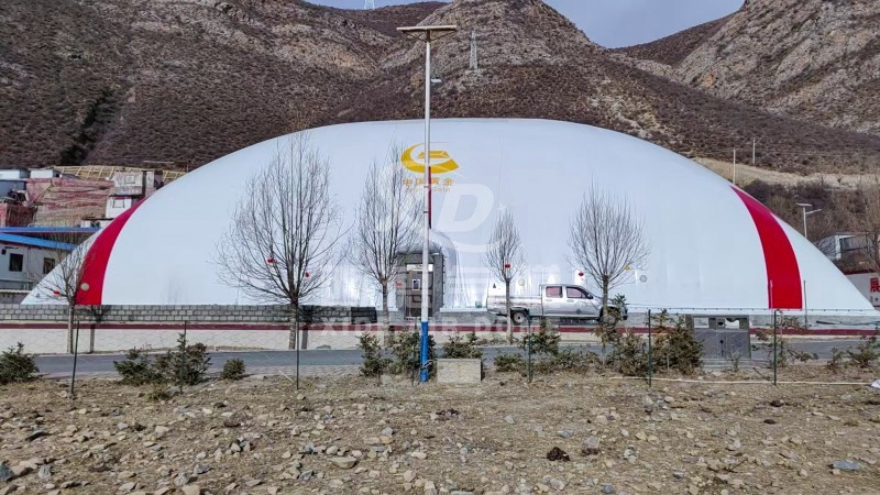 Xizang Huatailong Mining Air Dome Basketball Hall | Innovative Sports Space in Extreme Environments 26cb8c0761f84dd0f