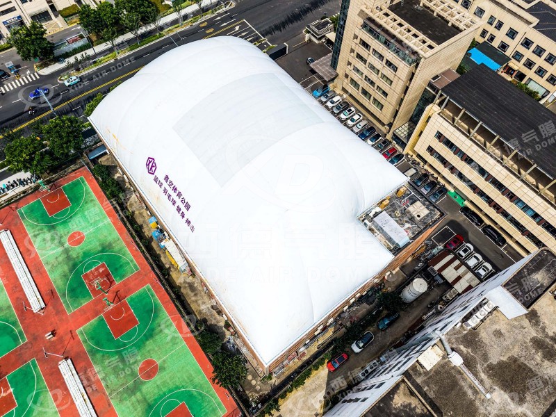 Wuxi Xinkong Rooftop Air Dome Sports Hall | Innovative Inflatable Sports Facility in China