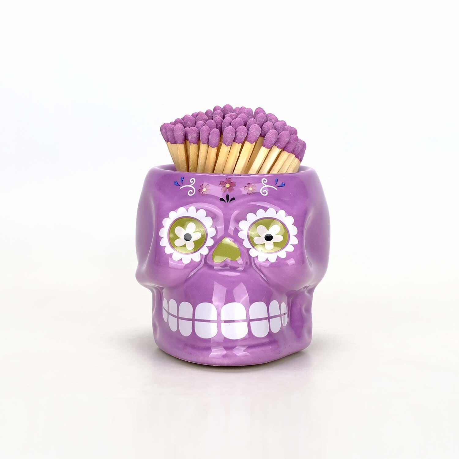 Skull Ceramic Match Holders 160017