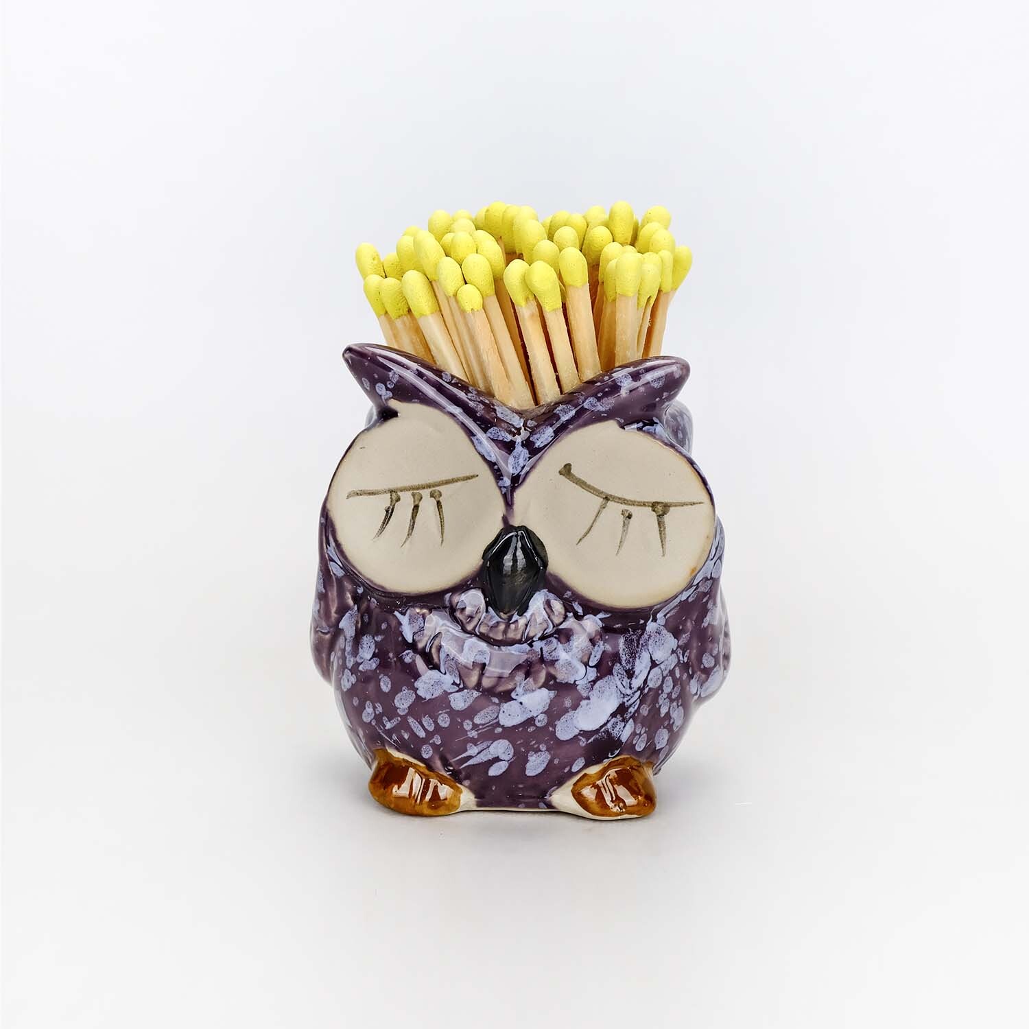 Owl Ceramic Match Holders 160018