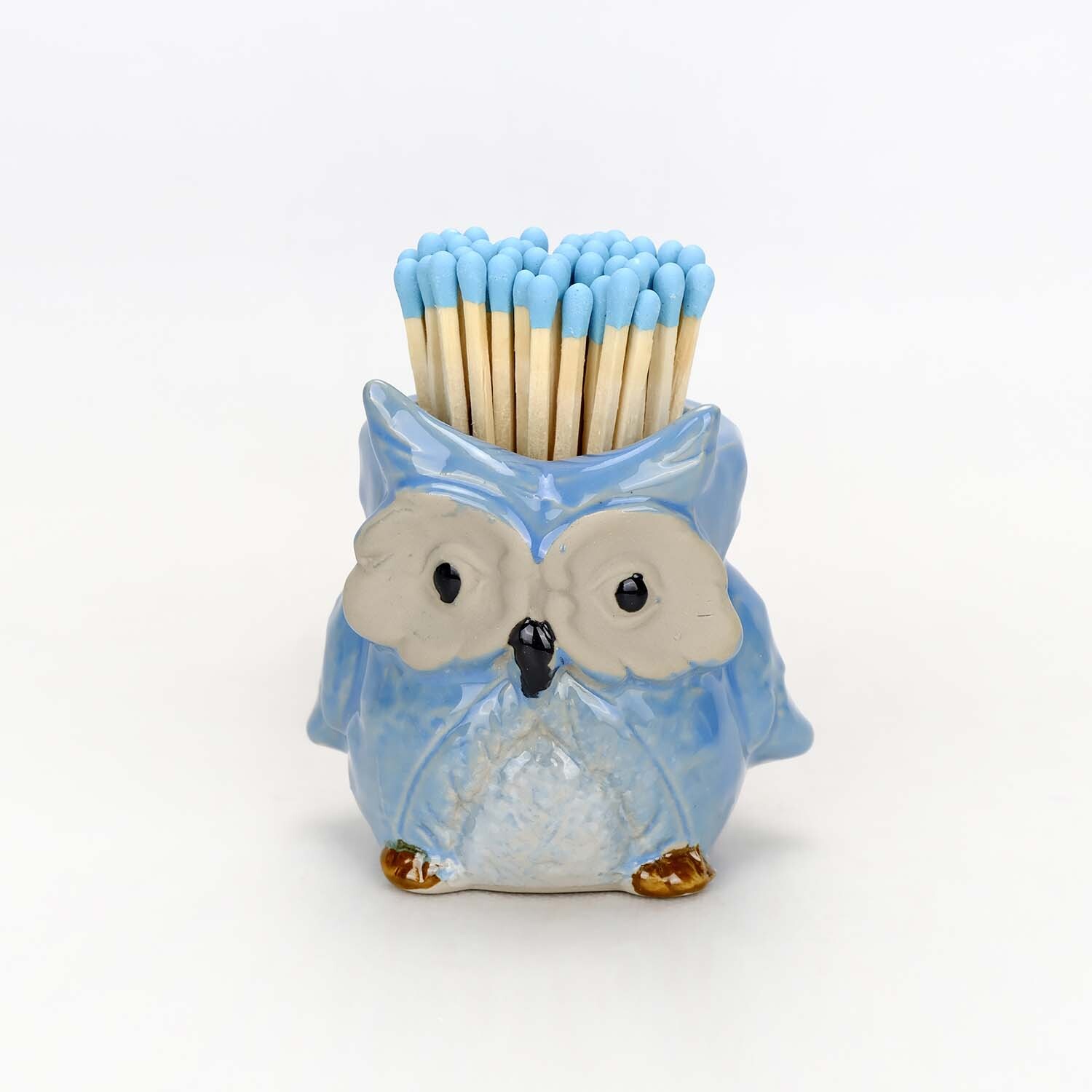 Owl Ceramic Match Holders 160022