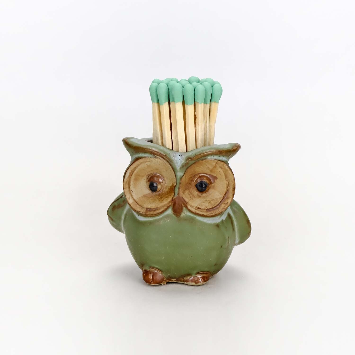 Owl Ceramic Match Holders 160026
