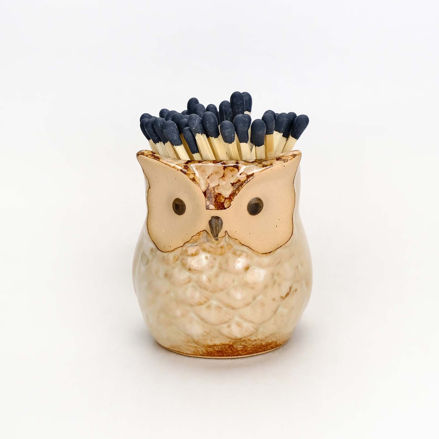 Owl Ceramic Match Holders 160031