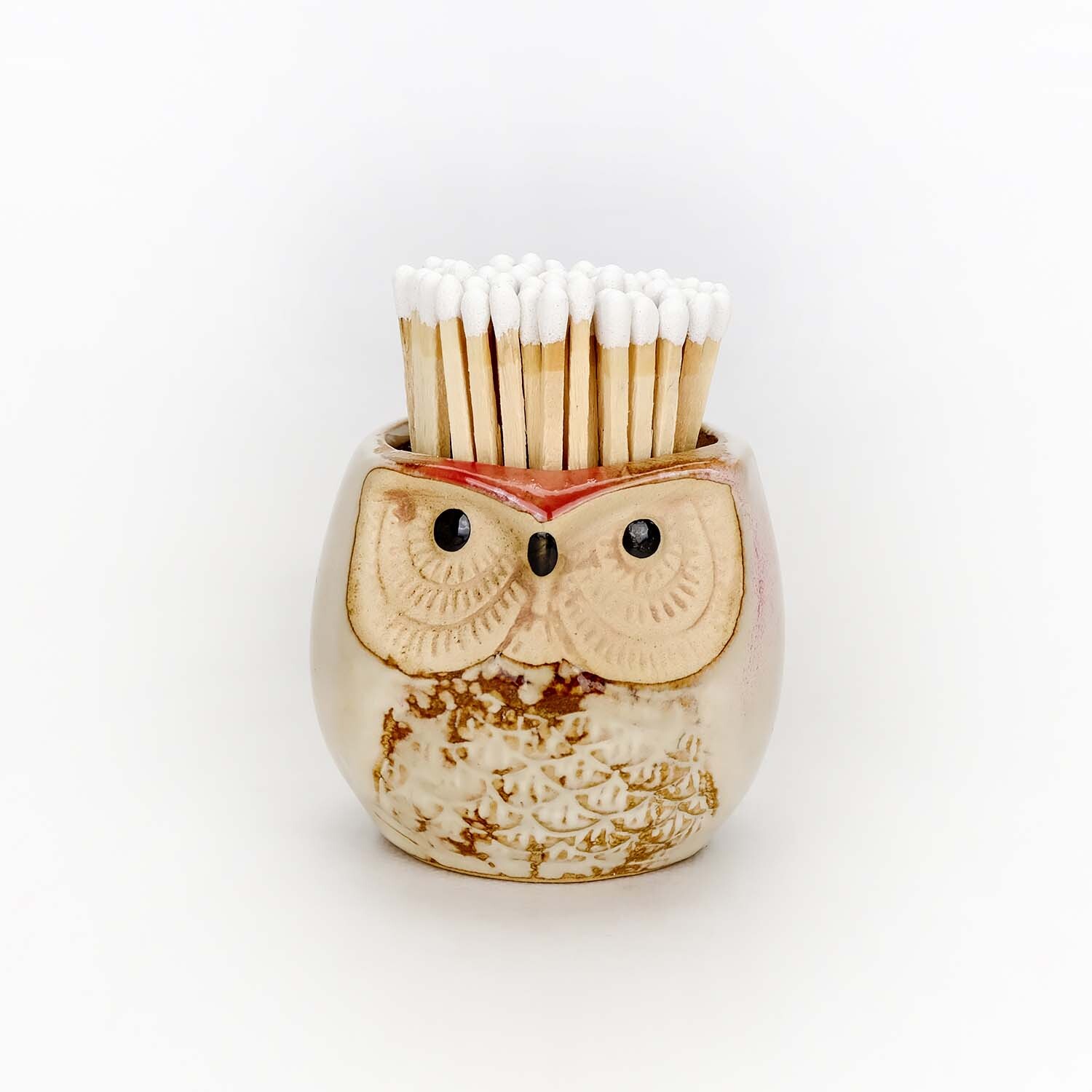 Owl Ceramic Match Holders 160034