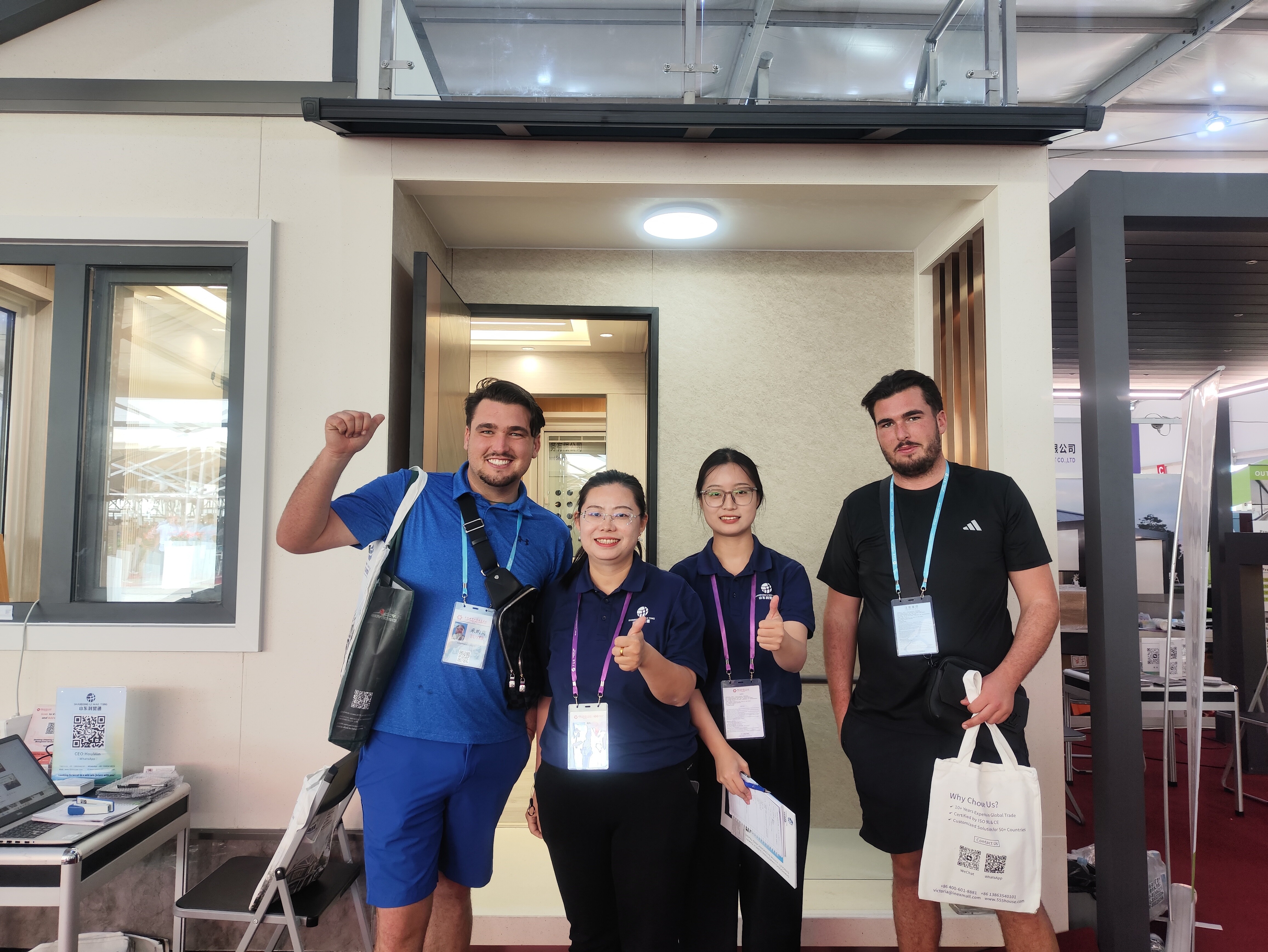 Highlights of the Canton Fair: Our company's prefabricated housing model rooms are highly sought after by global buyers